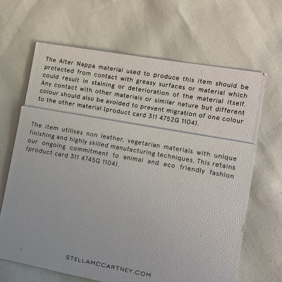 ๐ธ Stella McCartney perforated logo alter Napa crossbody bag in Lilac - Picture 12 of 15